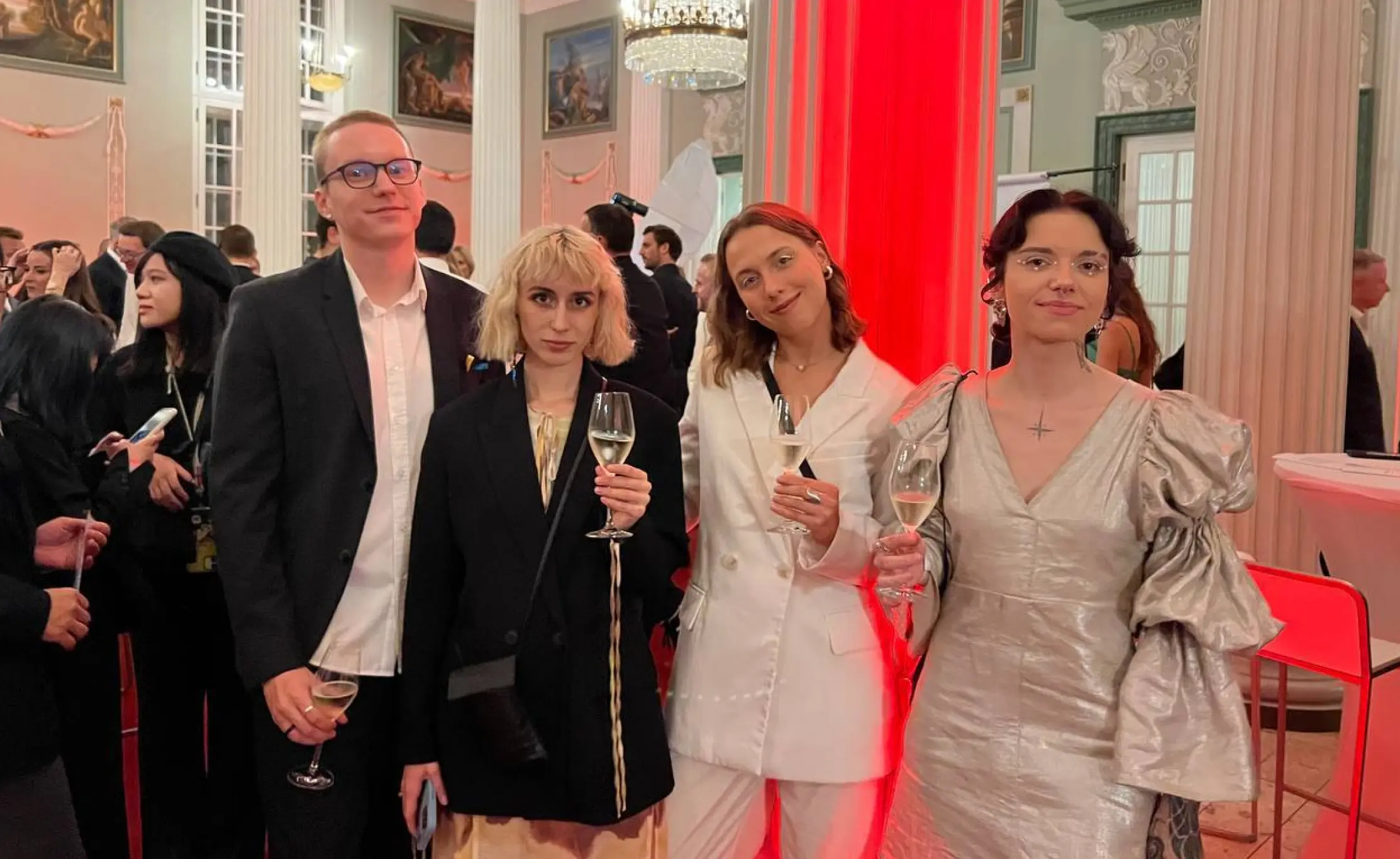 Four members of the Lazarev. team at Konzerthaus in Berlin