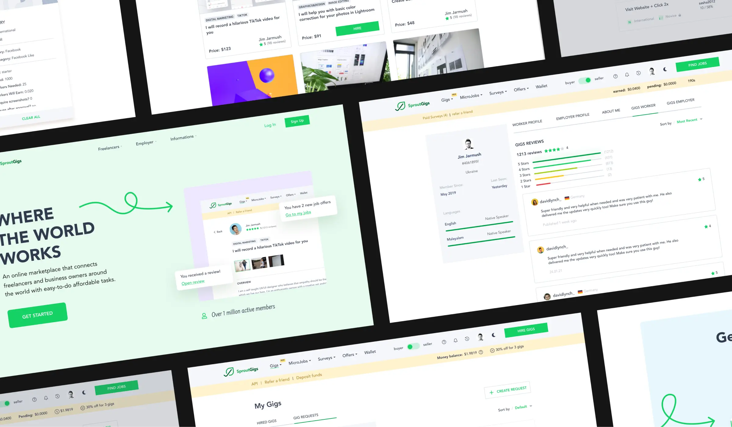 Design to enhance SproutGigs’s key offering 