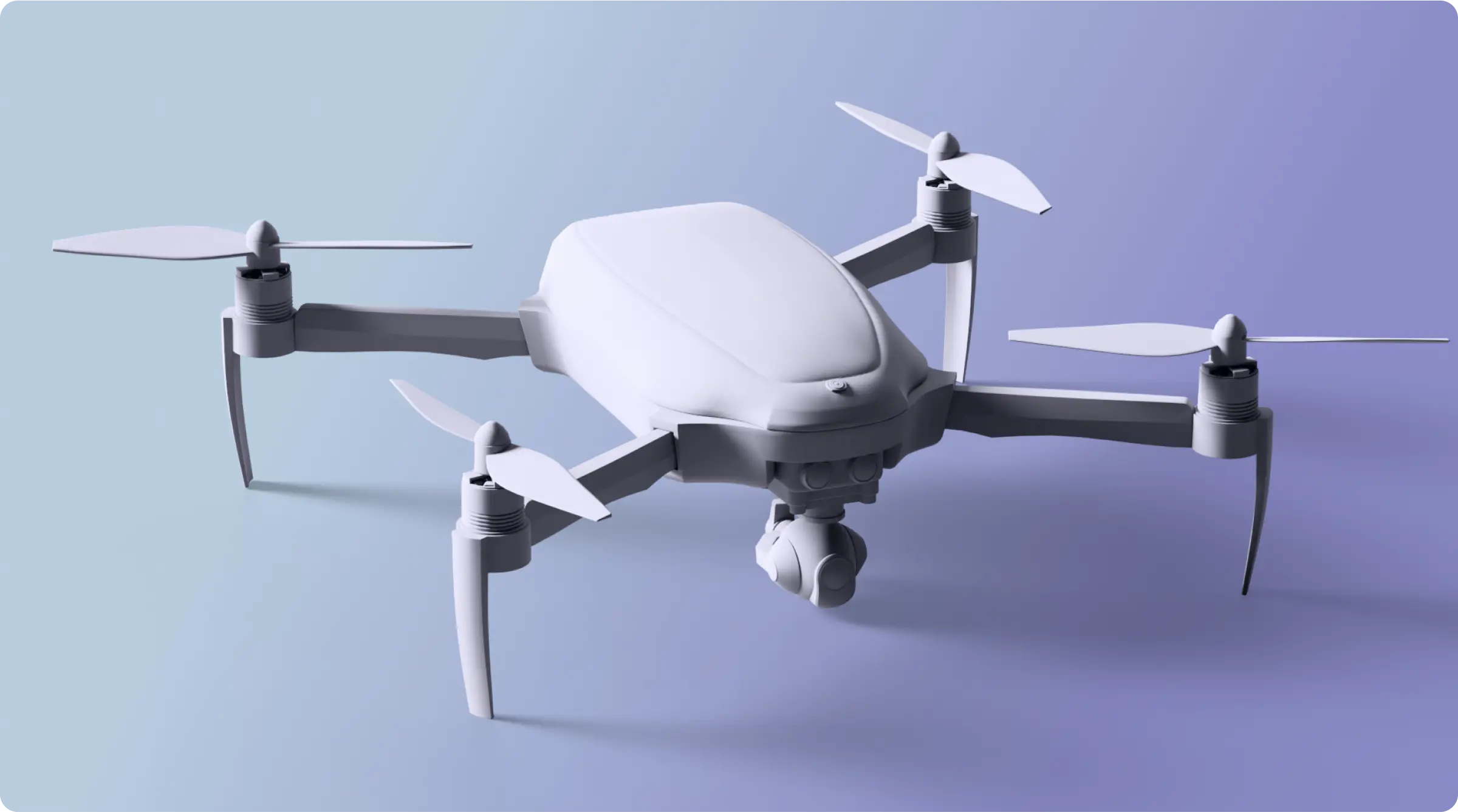 A 3D model of the drone featured on the redesigned website of the  Serhiy Prytula Charitable Foundation