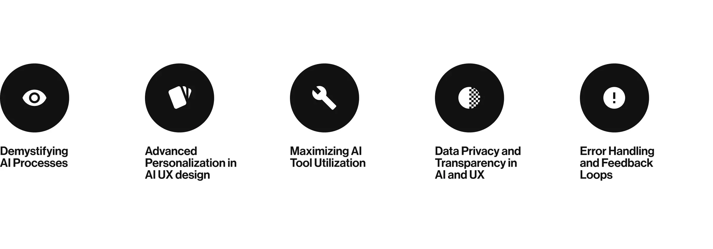 UX design principles for AI products