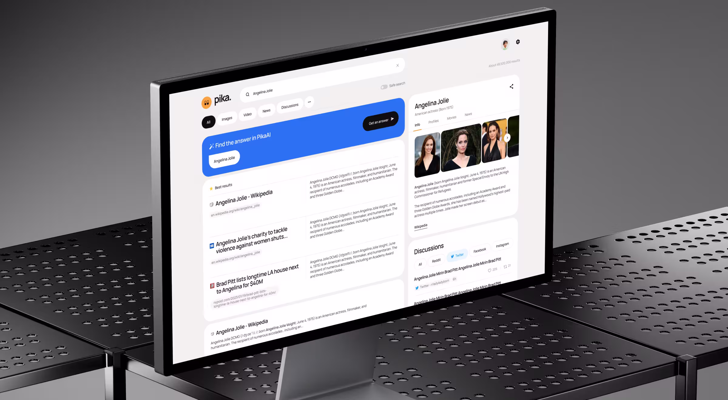 Knowledge management and research platform that organizes information, AI-generated insights, and collaborative workflows into a structured, easy-to-navigate experience.