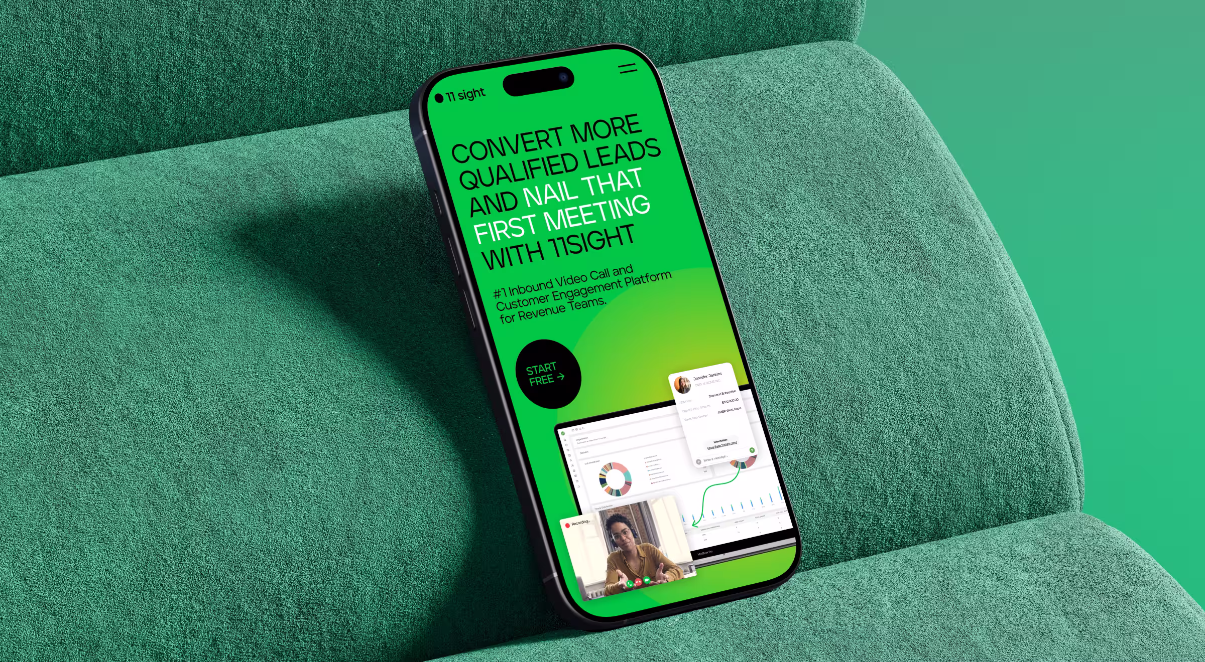 11Sight project mockup