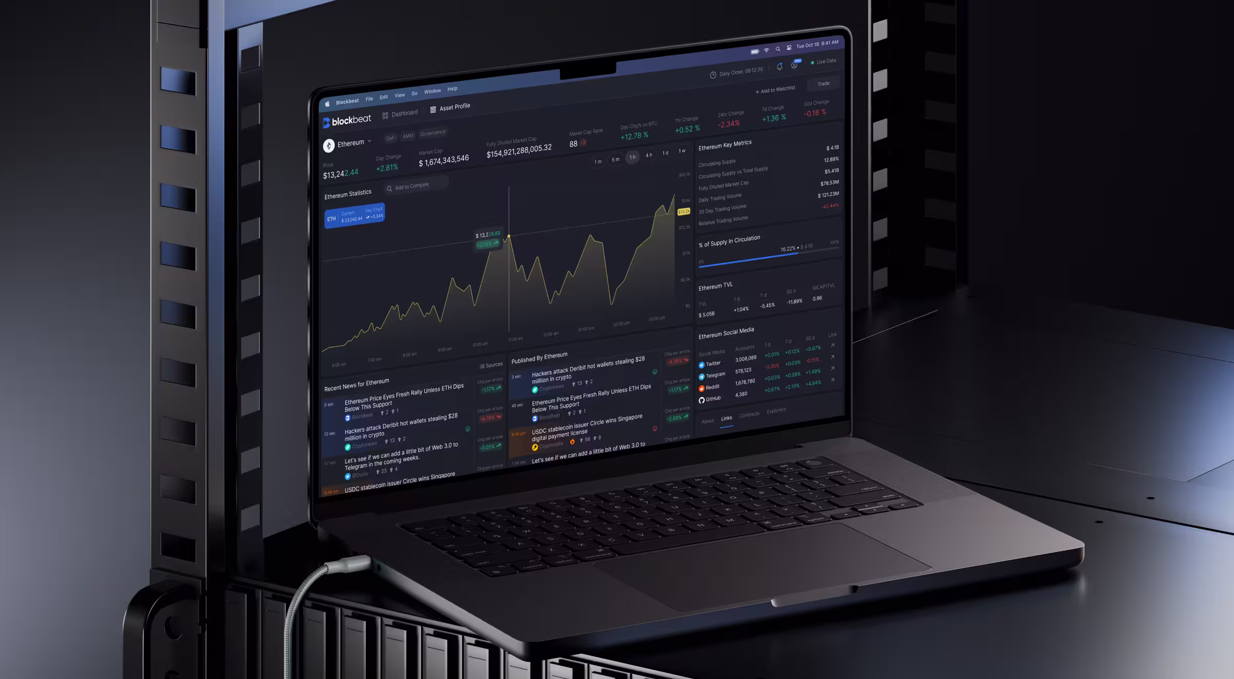 3D illustration of glossy blue layered geometric platforms and floating modular cubes symbolizing scalable workflow systems and connected digital infrastructure.